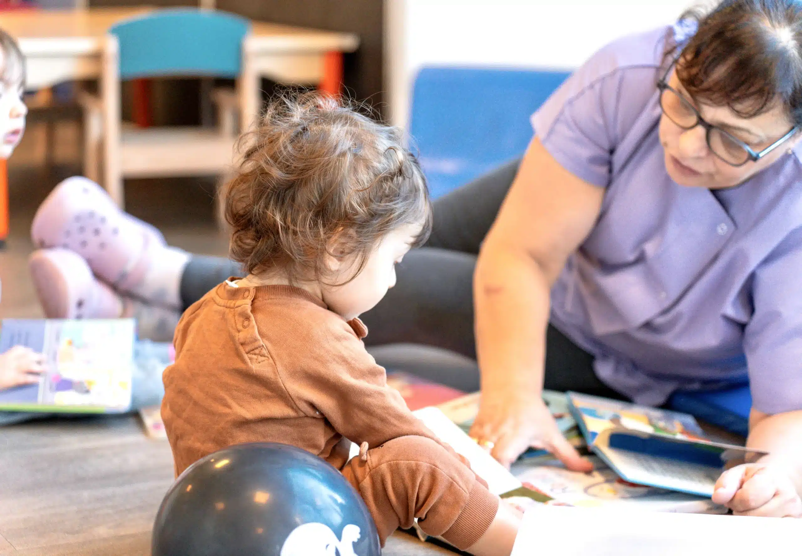 les activités à la crèche de Saint-Vicoret